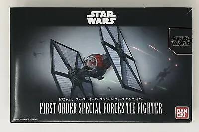Buy Bandai 1/72 Star Wars First Order Special Forces Tie Fighter Model Kit 2016 • 47.76£