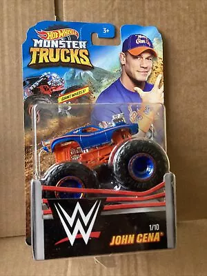 Buy HOT WHEELS DIECAST - Monster Trucks WWE - John Cena - Damaged Box • 0.99£