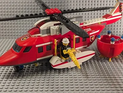 Buy Lego City: 100% Complete Fire Helicopter (7206) With Minifigures And Booklets • 12.99£