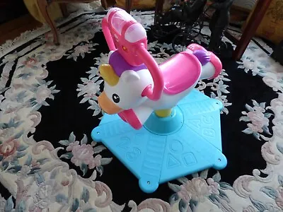 Buy Fisher-Price GHY50 -Bounce And Spin Unicorn ..12 Months+ ...S43 • 25£