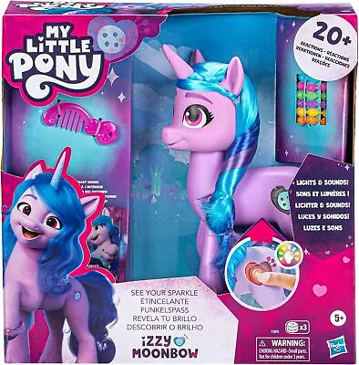 Buy My Little Pony Sparkling Fun Izzy Moonbow Pony With Sounds, Music & Lights • 29.99£