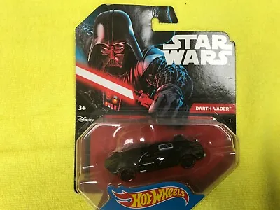 Buy Hot Wheels Darth Vader Star Wars Character Car Vehicle Toy Diecast 7cm • 10£