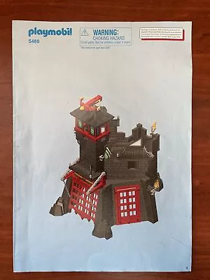 Buy Playmobil - 5480 Secret Dragon Fort Instructions Leaflet • 3£
