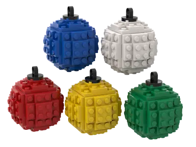 Buy LEGO Christmas Tree Bauble Decorations Advent Gift - Many Colours - Genuine LEGO • 5.90£