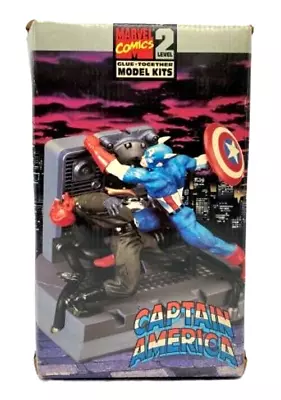 Buy Toy Biz Marvel Comics Level 2 Glue Together Model Kits - Captain America • 146.28£