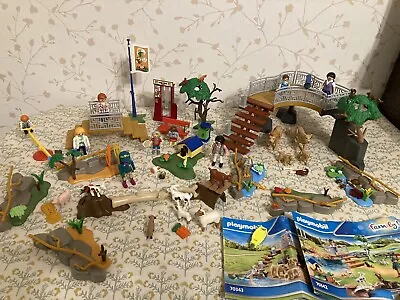 Buy Playmobil  Sets 70342 And 70343 Petting Zoo And Lion Enclosure With Instructions • 22£