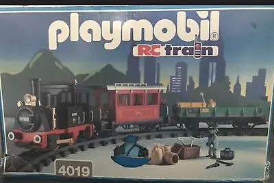 Buy Vintage Playmobil RC Steam Train Set 4019/4017/4021 Working, Boxed, Rare • 345£