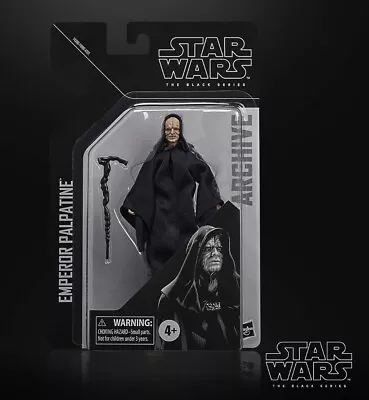 Buy Star Wars Hasbro The Black Series Archive Emperor Palpatine Action Figure Sealed • 21.99£