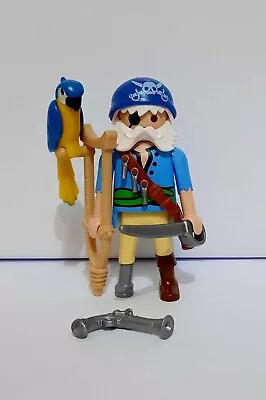 Buy Playmobil Pirate Captain Figure With Parrot, Accessories • 4.50£