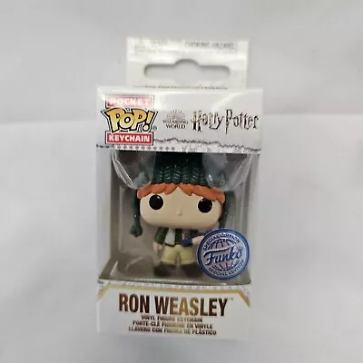 Buy Funko POP! Keychain Harry Potter Ron Weasley Holiday Vinyl Keyring New Boxed • 5£