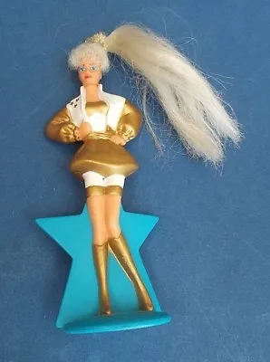 Buy McDonalds 90's Barbie White Blue Gold Marked Made For McDonalds Mattel • 3.50£