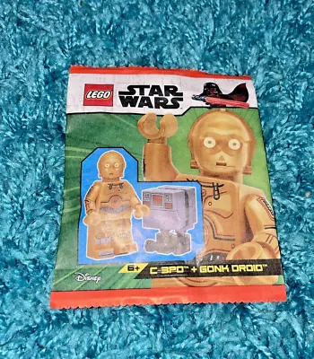 Buy Lego Star Wars C-3PO Gold Minifigure & Gonk Droid Poly Bag  (paper Bag) NEW • 9.99£
