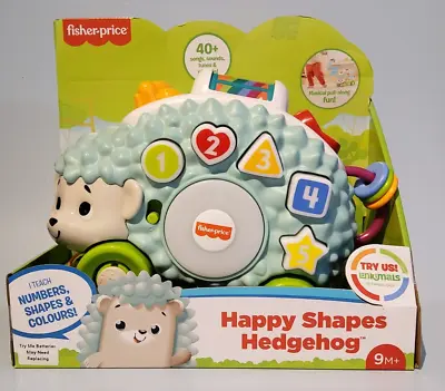 Buy Fisher-Price Linkimals Happy Shapes Hedgehog, Musical Interactive Baby Toy 9m+ • 18.99£