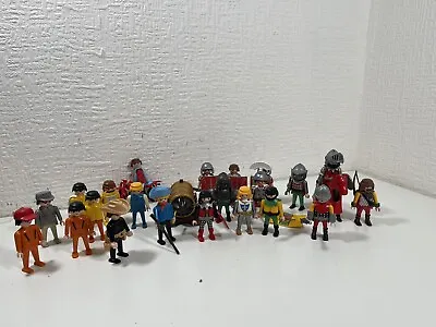 Buy Playmobil Figures Roman Soldiers, Knights, Cowboy And More (x22 Figures) Bundle • 0.99£