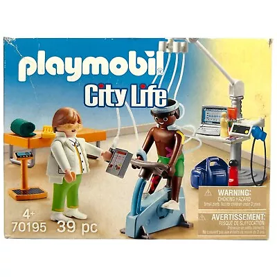 Buy Playmobil 70195 City Life Hospital Physio Therapist Set With 39 Pieces • 6.99£