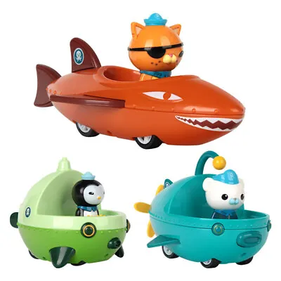 Buy 3PCS/Set The Octonauts Barnacles Peso Kwazii Pull-back Vehicle Playset Toys Kids • 16.99£