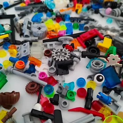 Buy Vintage & Modern LEGO Job Lot Bundle Of Small, Custom & Trans Elements, Minifigs • 0.99£