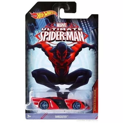 Buy Hot Wheels Marvel ULTIMATE SPIDER-MAN Spider-Man 2099 SHREDSTER Red Blue MINT • 3.95£