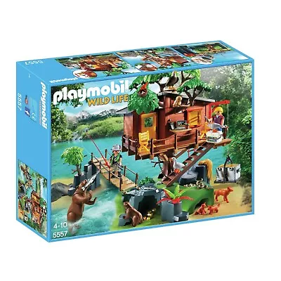 Buy Playmobil 5557 Wildlife Adventure Tree House With 150+ Pieces Interactive Toy • 79.95£