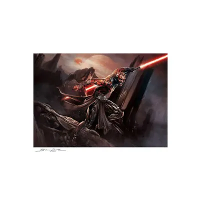 Buy Star Wars Art Printing - Darth Maul: Savage Rage - 46 X 61cm Unframed • 111.93£