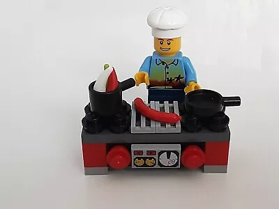 Buy Lego Minifigure▪︎summer▪︎bbq Time▪︎chef Hat▪︎shirt▪︎father's Day▪︎free P&p  • 5.49£