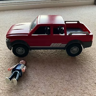 Buy Playmobil 5615 Red Pick Up Truck Complete Set • 15£