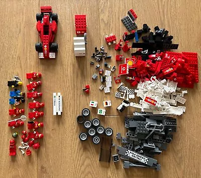 Buy Lego Ferrari F1 Car Michael Schumacher Massa Incomplete Set Mini Figures • 34.99£