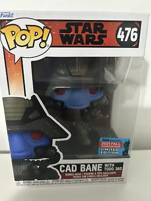 Buy Funko Pop Star Wars 476 Cad Bane With Todo 360 2021 Fall Convention Genuine NEW • 7.19£