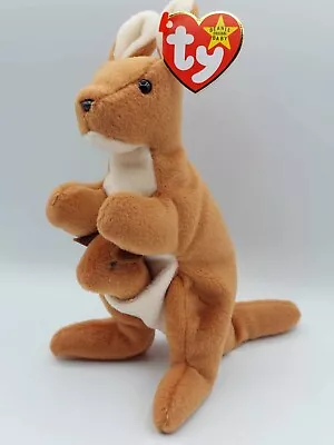 Buy Ty Beanie Babies Pouch The Kangaroo New With Tags • 5.99£