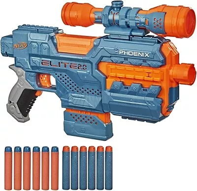 Buy Nerf Elite 2.0 Phoenix CS-6 Motorised Blaster Set New Kids Toy Gun • 17.99£