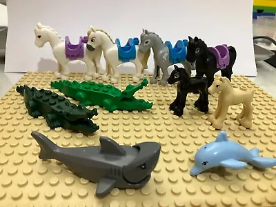 Buy Lego Animals  , Crocodile, Horse, Shark, Dolphin ,choose One (74) • 2.99£