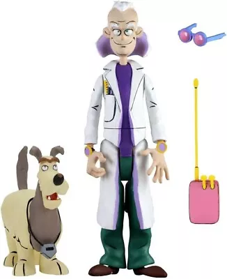 Buy Figure Toony Doctor Doc Brown With Einstein 15cm For Return A Future Neca 53602 • 21.49£
