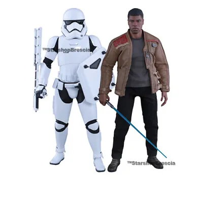 Buy STAR WARS - Finn & First Order Riot Control Stormtrooper Action Figure Hot Toys • 421.81£