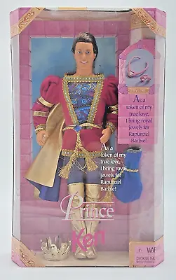 Buy 1997 Fairy Tale Princess Rapunzel Barbie Doll: Prince Ken / Mattel 18080 / NrfB • 72.74£