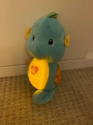 Buy Fisher Price - Soothe & Glow Seahorse Baby Toddler Soother Toy Bedtime Aid Plush • 17.99£