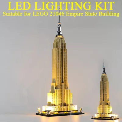 Buy LED Light Kit For LEGOs Architecture Empire State Building 21046 Set • 19.19£