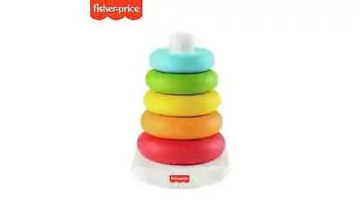 Buy Fisher-Price Rock-A-Stack Classic Stacking Fun For Babies Wibbly Wobby Rocker • 20.94£