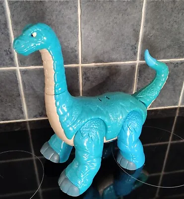 Buy Fisher-Price Imaginext Blue Apatosaurus Dinosaur 11 Inches Tall 2010 • 12.50£