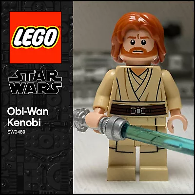Buy GENUINE LEGO Star Wars Minifigure Obi-Wan Kenobi Episode 2 Sw0489 Set 75021 • 9.49£