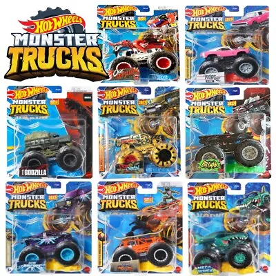 Buy Hot Wheels Monster Trucks 1:64 Scale Diecast Collectible Vehicles • 5.49£