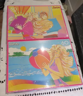 Buy 2 X Vintage Barbie Puzzles Both Sealed 60 Pieces In Each Box • 10£