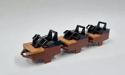 Buy Lego Roller Coaster Cars Moc For Set 10261 OR 10303 REDDISH BROWN NEW  (012) • 19.99£