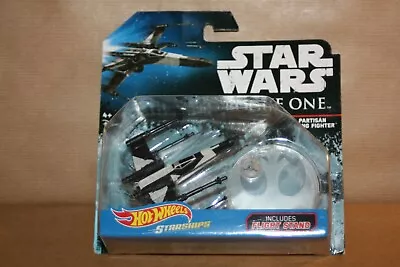Buy Hot Wheels Star Ships - Star Wars - Rogue One - Partisan X-Wing Fighter - New 4+ • 5£
