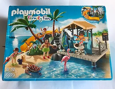 Buy Playmobil 6979 Family Tropical Island Holiday Beach Juice Bar - BN *damaged Box* • 22£