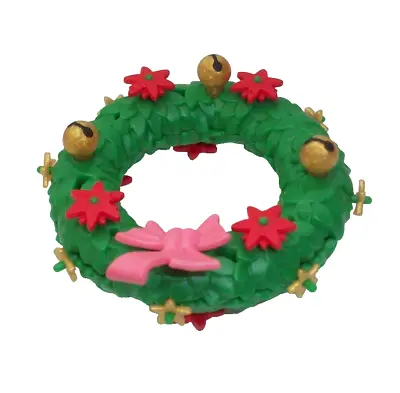 Buy Playmobil  Advent - Christmas Wreath With Flowers, Gold Bells & Pink Bow - NEW • 7£