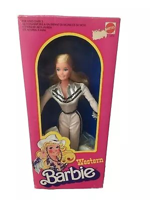Buy Barbie Western 3469 Mattel Doll Misb Vintage 1980 European Version Nrfb  • 300.87£