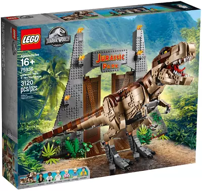Buy LEGO 75936 Jurassic Park: T. Rex Rampage - Jurassic World  *NEW & Sealed Box* • 254.90£