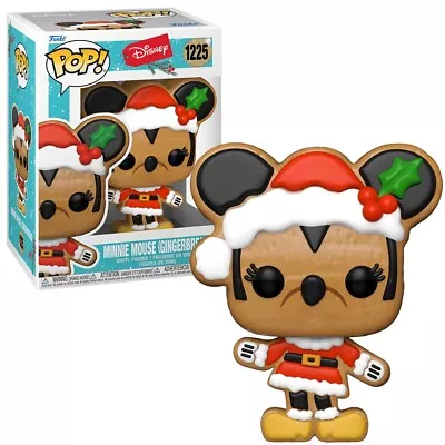 Buy Funko POP! Disney Minnie Mouse Gingerbread Christmas #1225 Vinyl Figure New • 15.99£