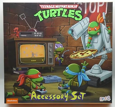 Buy NECA Teenage Mutant Ninja Turtles CARTOON Accessory Set (baby Turtles) BIG MACC • 75£