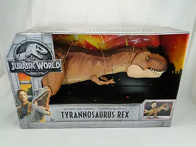 Buy Mattel Jurassic World Tyrannosaurus Rex Supercolossal New Original Packaging • 123.32£